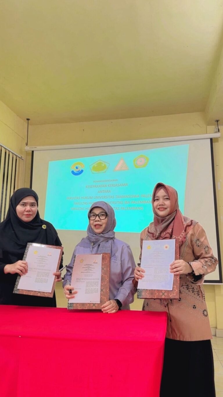 Penandatanganan Perjanjian Kerjasama antara Fakultas Hukum Tamansiswa dengan Fakultas Hukum Universitas Palembang